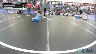75 lbs Rr Rnd 1 - Wilder Johnson, Comanche Takedown Club vs Easton Long, Powerhouse Blue
