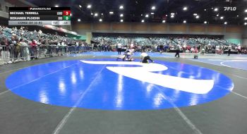 144 lbs Consi Of 32 #2 - Michael Terrell, Los Gatos vs Benjamin Ploehn, Stansbury