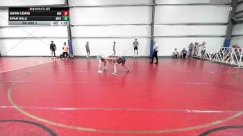 132 lbs Rr Rnd 3 - Gavin Lewis, Indiana Outlaws Black vs Evan Sala, Micky's Maniacs White
