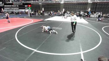 46 lbs Semifinal - Brandon Trout Jr., Western Nebraska Elite vs Barrett Peterson, Jr Cougars WC