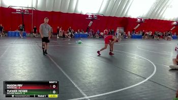 126 lbs Round 2 (6 Team) - Tucker McGee, WCAABE Knights vs Mason Fry, Reedsburg