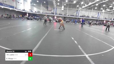 133 lbs Round Of 16 - Maximilian Leete, American University-Unattached vs Gauge Shipp, Hofstra