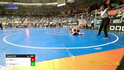 85 lbs Round Of 32 - Cole Latta, Texas Elite vs Karter Ettinger, DC Elite - Coufal