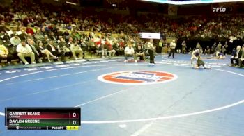 120 Class 1 lbs 1st Place Match - Daylen Greene, Holden vs Garrett Beane, Lathrop