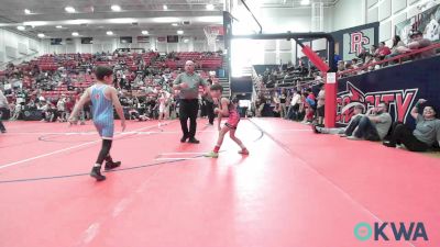 58 lbs Quarterfinal - Bennett Grose, Ponca City Wildcat Wrestling vs Creed Long, Powerhouse Gold