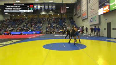 174 lbs Quarterfinal - Gunner Cramblett, Air Force vs Daniil Gorshkov, Embry-Riddle (Ariz.)