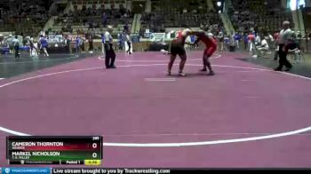 285 lbs Cons. Semi - Markel Nicholson, T. R. Miller vs Cameron Thornton, Weaver