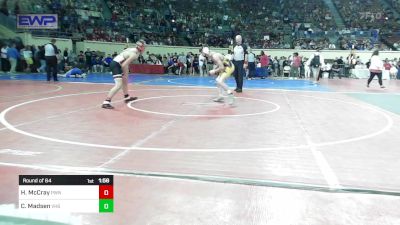 120 lbs Round Of 64 - Hudson McCray, Pawnee vs Carter Madsen, Vian