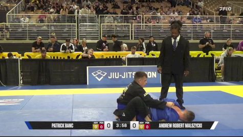 Andrew Robert Malszycki vs Patrick Banc 2025 Pan Jiu Jitsu IBJJF Championship