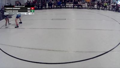 116 lbs 1st Place Match - Adryck Stewart, Plainview Pirates vs Carter Booze, Underground Wrestling Club