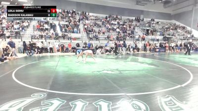 U23 Women - 55 lbs Champ. Round 1 - Leila Sidhu, CA vs Madison Kalamau, HI