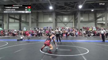 165 lbs Champ. Round 1 - Tynsley Leonard, Maize vs Jasmin Davis, Norton Wrestling Club