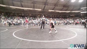 52 lbs Round Of 32 - Jace Wright, Tuttle Wrestling vs Bryson Young, Talihina Youth Wrestling Club