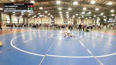 126 lbs Consi Of 32 #2 - Colt Cambruzzi, NC vs Lane Metcalf, WV