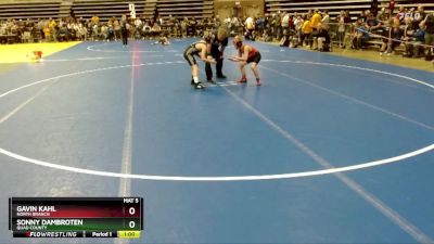 90 lbs Quarterfinal - Sonny Dambroten, Quad County vs Gavin Kahl, North Branch