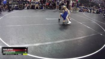 95 lbs Finals (8 Team) - Karson Wuebker, Iowa USA Blue vs Blaze Sevigny, South Dakota Thunder