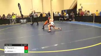 92 lbs Consolation - Brayden Pequignot, Southern Tioga vs Amir Johnson, Cathedral Prep