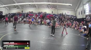 107 lbs Round 2 - Gabriel Jager, Summerville Takedown Club vs Jaiden Owens, West Wateree Wrestling Club