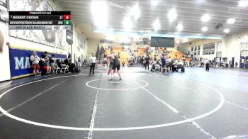 285 lbs 3rd Place Match - Buyantogtokh Baasanbayar, Irvine vs Robert Crowe, South Torrance