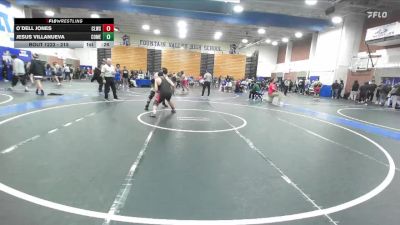 215 lbs Cons. Round 3 - O`dell Jones, Clovis West vs Jesus Villanueva, Costa Mesa