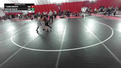 10U Boys - 120 lbs 5th Place Match - Caine Aniceto, Fond Du Lac Wrestling Club vs Waylon Wolfe, Iowa-Grant Youth Wrestling Club