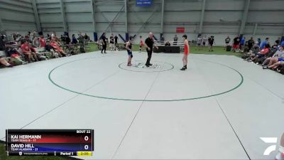 106 lbs 2nd Wrestleback (16 Team) - Kai Hermann, Team Texas B vs David Hill, Team Alabama