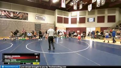 75+ Cons. Semi - Revan Johnson, West Jordan vs Manu Tafisi, Charger Wrestling Club