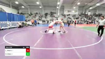 285 lbs Quarterfinal - Liam Akers, NJ vs Ryan Stein, NY