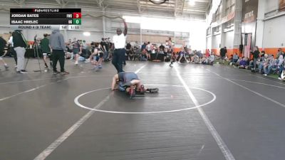 106 lbs Round 4 (8 Team) - Jordan Bates, Freakztyle Wrecking Crew vs Isaac Hrelec, Ohio Gold