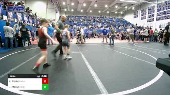 58 lbs Round Of 32 - Kye Parker, Weatherford Youth Wrestling vs Jonathan Mabie, Choctaw Ironman Youth Wrestling
