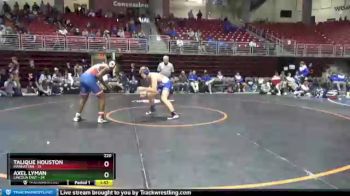 220 lbs Round 4 (8 Team) - Axel Lyman, Lincoln East vs Talique Houston, Manhattan