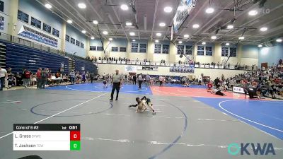 49 lbs Consi Of 8 #2 - Levi Grass, Springdale Youth Wrestling Club vs Theodore Jackson, Team Conquer Wrestling