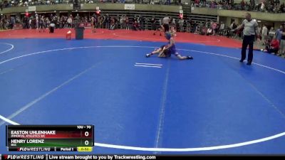 70 lbs Champ. Round 1 - Easton Uhlenhake, Immortal Athletics WC vs Henry Lorenz, BGC