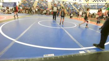 67 lbs Quarterfinal - Tahnku Ehsa, Wyandotte Youth Wrestling vs Hudson Smith, Salina Wrestling Club