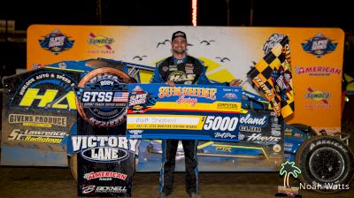 Matt Sheppard Reacts After Short Track Super Series Sunshine Swing Victory At All-Tech