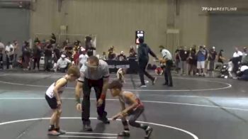 40 lbs Quarterfinal - Rivers Tahdooahnippah, Elgin Grapplers vs Archer Hardison, Coweta