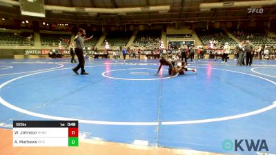 120 lbs Final - Weston Johnson, Hilldale Youth Wrestling Club vs Artemus Mathews, Pitbull Wrestling Academy