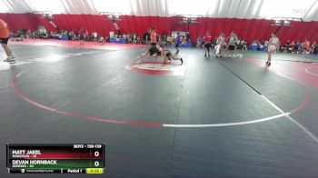 138-139 lbs Round 1 - Devan Hornback, Geneseo vs Matt Jakel, Marathon