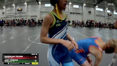 88 lbs Round 6 (10 Team) - Maximilian Truong, NOVA WC vs Andy Dorman, Rambler WC