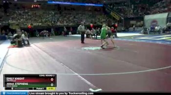 130 lbs Cons. Round 2 - Emily Knight, Smithville vs Anna Stephens, Rock Bridge