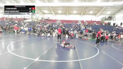 50 lbs Quarterfinal - Lyam Mckee, Uintah Wrestling vs Miles Berglund, Sanderson Wrestling Academy