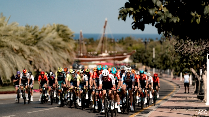 Peloton cyclist ride in the 2024 Muscat Classic