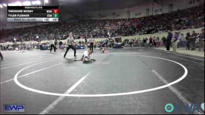43 lbs Round Of 16 - Theodore Mosby, Wyandotte Youth Wrestling vs Tyler Fleenor, Standfast