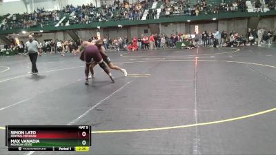 285 lbs Champ. Round 2 - Max Vanadia, Michigan State vs Simon Lato, Central Michigan