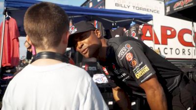 Antron Brown Makes Young Fan A Drag Racing Fan For Life