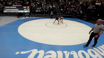 5A 120 lbs Champ. Round 1 - Lucas Herbert, Maple Mountain vs Caleb Manheimer, Kearns