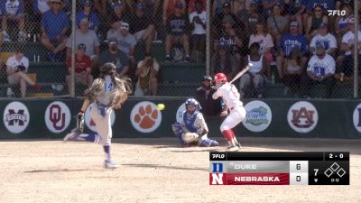 Nebraska Homer In 7th Breaks Up Duke Pitcher Jala Wright's Perfect Game