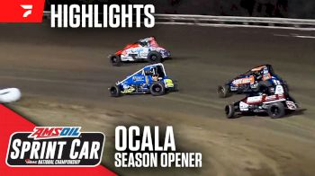 Highlights | 2024 USAC Sprints Friday at Ocala Speedway