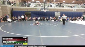 45 lbs Round 3 - Kinsley Smith, Mountain Man Wrestling Club vs Kendalynn Baxter, Grizzly Wrestling Club