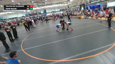 98 lbs Semifinal - Grayson Van Valkenburg, Unattached vs Gavin Boller, Unattached